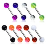 Piercing do jazyka (červená)