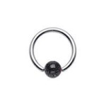 Piercing - kruh (červená)