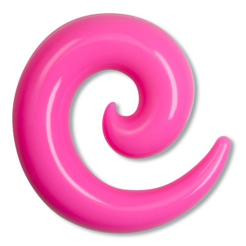 Roztahovák spirála silikon růžová (4 mm)