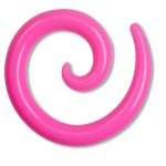 Roztahovák spirála silikon růžová (6 mm)