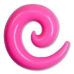 Roztahovák spirála silikon růžová (6 mm)