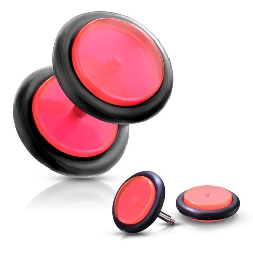 Falešný piercing do ucha (růžová)