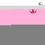 Piercing do brady - labreta (tmavě modrá, 3 mm, 1,2 x 6 mm)