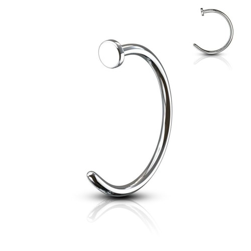 Piercing do nosu kruh (1,0 x 10 mm)
