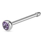 Piercing do nosu - kamínek (tmavě modrá)