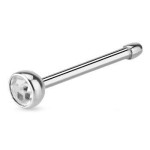 Piercing do nosu - kamínek (světle modrá)