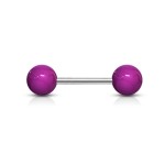 Piercing do jazyka akrylát (červená)