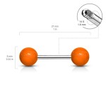 Piercing do jazyka akrylát (fialová)