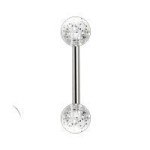 Piercing do jazyka (červená)