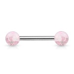 Piercing do jazyka (modrá)