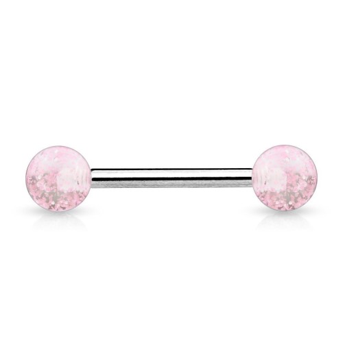 Piercing do jazyka (růžová)