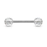 Piercing do jazyka akrylát (černá)
