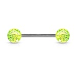 Piercing do jazyka akrylát (svítivě zelená)