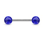 Piercing do jazyka akrylát (modrá)