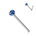 Variabilní piercing do nosu (světle růžová)