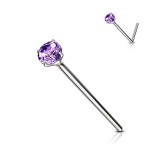 Variabilní piercing do nosu (tmavě modrá)