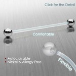 Piercing do jazyka BioFlex (1,6 x 19 mm)