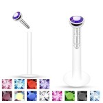 Labreta BioFlex, zirkon 2 mm (čirá)