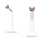 Labreta BioFlex, zirkon 2 mm (čirá)