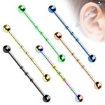 Industrial piercing (duhová)