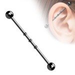 Industrial piercing (duhová)