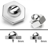 Microdermal ozdobná část - šroub (6 mm)