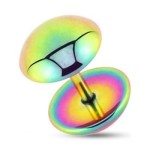 Falešný piercing do ucha (růžové zlato)