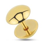 Falešný piercing do ucha (světle modrá)