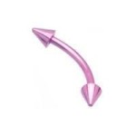 Piercing do obočí (světle zelená)