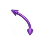 Piercing do obočí (světle zelená)