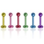 Piercing do brady - labreta (růžová)