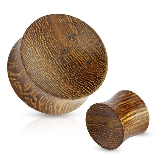 Plug do ucha Snake wood (22 mm)