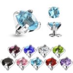 Microdermal - ozdobná část 5 mm (růžová)