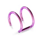 Falešný piercing do ucha (černá)