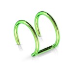 Falešný piercing do ucha (černá)