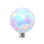 Microdermal kulička - opál (modrá)