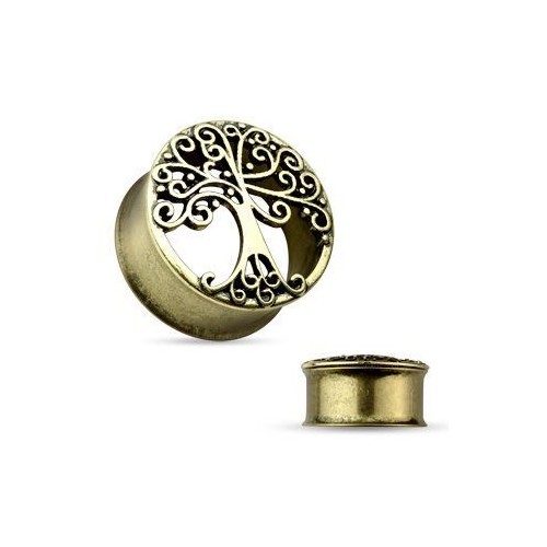 Antique tunel do ucha s ornamenty (8 mm)