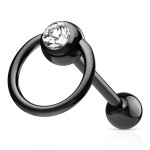 Piercing do jazyka (zlatá)
