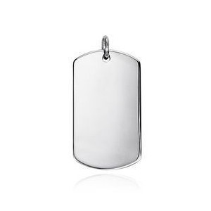 Stříbrný přívěsek - dog tag
