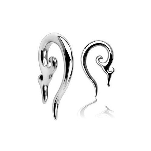 Ocelový roztahovák do ucha (6 mm)