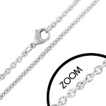 Ocelový řetízek šíře 3 mm (95 cm)