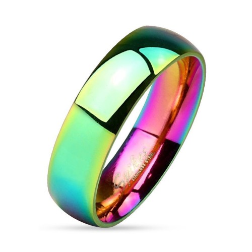 OPR0013 Dámský ocelový snubní prsten (57)