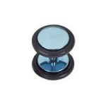 Falešný piercing do ucha (černá)