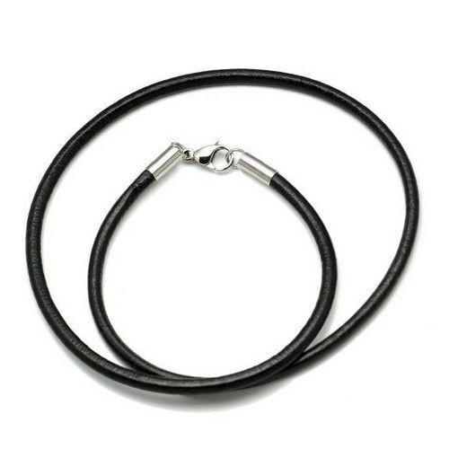 Kožená šňůrka na krk, tl. 5mm (50 cm)