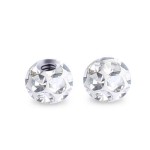 Náhradní kulička s krystaly Swarovski®, 4 mm, závit 1,2 mm (duhová) [3]