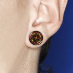 Dřevěný plug do ucha Ebony Wood (12 mm)