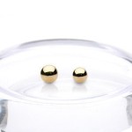 Náhradní kulička zlatá pro závit 1,2 mm, 585/1000 (3 mm, 0,13 g)