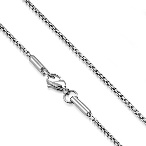 Ocelový řetízek, tl. 1,5 mm (55 cm)