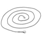 Ocelový řetízek, tl. 1,5 mm (55 cm)