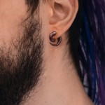 Roztahovák do ucha dřevo - spirála (4 mm)